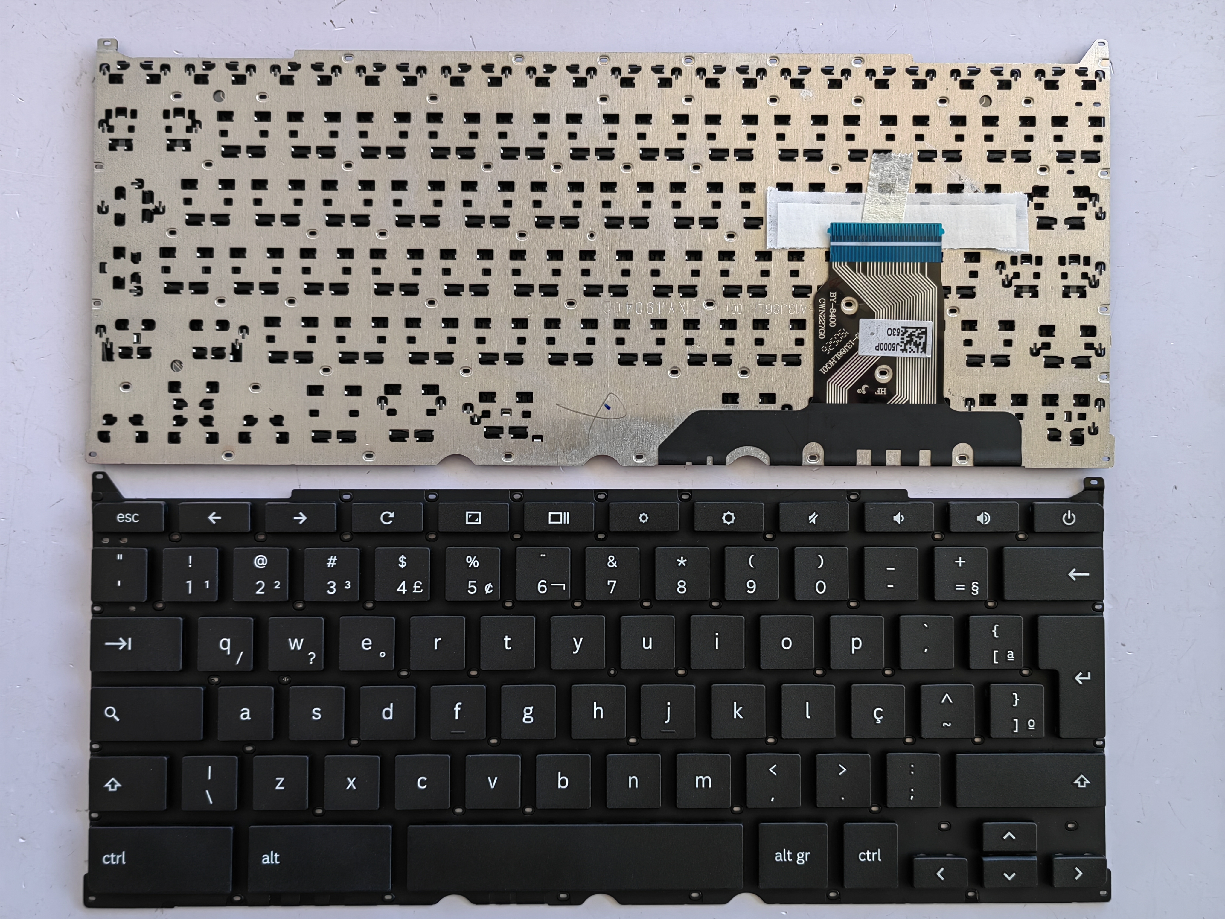 Picture of New Replacement Laptop Keyboard For SAMSUNG XE500C13/XE503/XE503C12 Google version with switch BLACK BR Layout